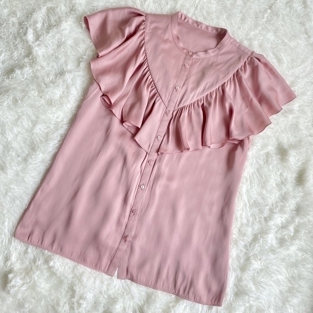 通販 送料無料  極美品】ANAYI ブラウス＆ボレロ フリル アナイ シャツ/ブラウス(半袖/袖なし)