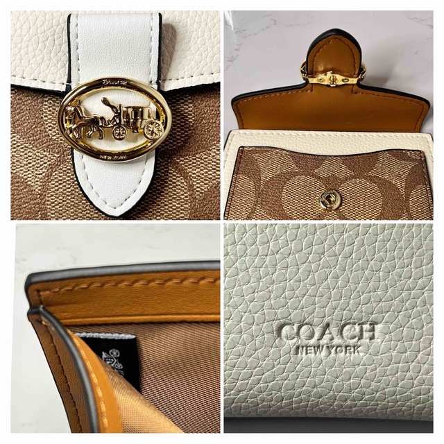 COACH(コーチ)の☆NEW☆ COACH GEORGIE SMALL WALLET 三つ折り財布♪ レディースのファッション小物(財布)の商品写真