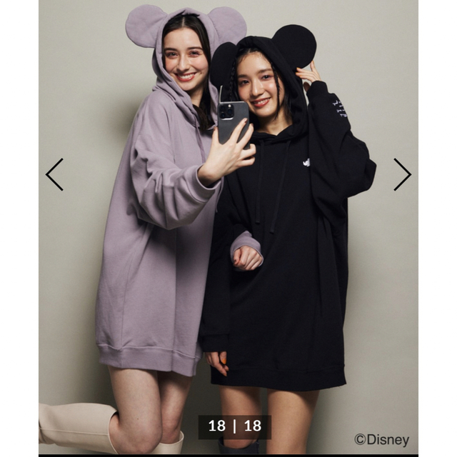 rienda×Disney パーカー(ミッキー)