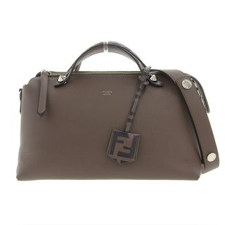 フェンディ(FENDI)のフェンディ バイザウェイ ミディアム ズッカ柄 レザー  8BL124(ハンドバッグ)