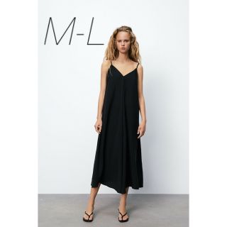 ザラ(ZARA)のZARA/新品☺︎ ロング丈ワンピース  #M〜L(ロングワンピース/マキシワンピース)