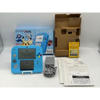 ニンテンドー2DS(ニンテンドー2DS)の【完品・液晶美品】ニンテンドー2DS ポケットモンスター サン・ムーン 本体(携帯用ゲーム機本体)