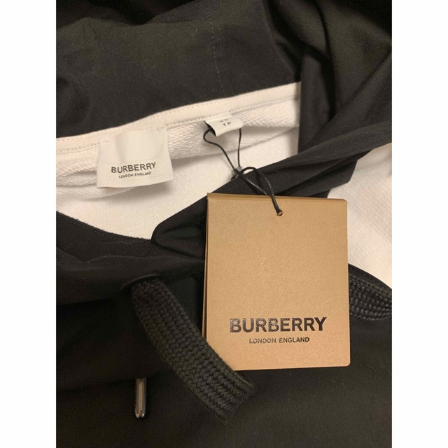正規新品 22SS BURBERRY バーバリー バイカラー パーカー
