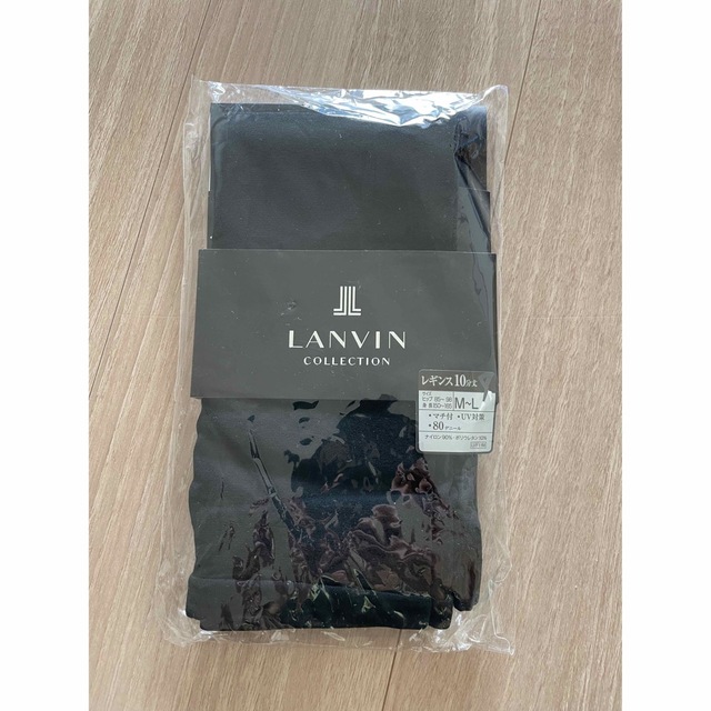 LANVIN(ランバン)の新品未開封 LANVIN ランバン レギンス 10分丈 80デニール UV対策 レディースのレッグウェア(レギンス/スパッツ)の商品写真