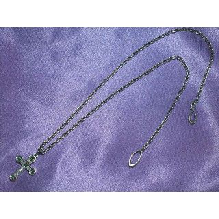 ルードギャラリー(RUDE GALLERY)のRUDE GALLERY CZ CROSS NECKLACE 925(ネックレス)