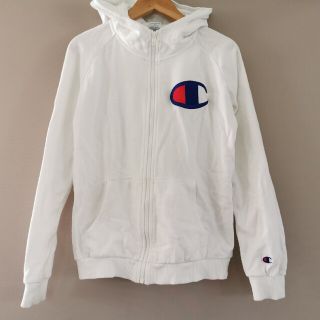 チャンピオン(Champion)のChampion ジップアップパーカー 白 150(ジャケット/上着)