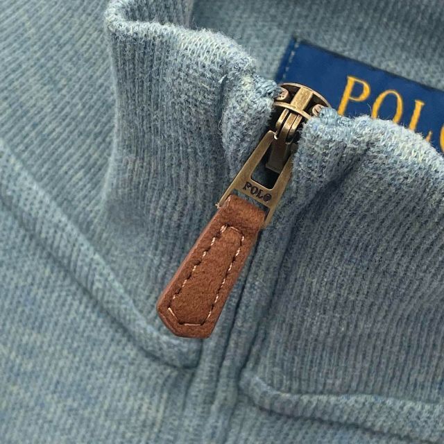 POLO RALPH LAUREN(ポロラルフローレン)の【ビッグサイズ】ポロラルフローレン カラーポニー刺繍 ハーフジップ スウェット メンズのトップス(スウェット)の商品写真