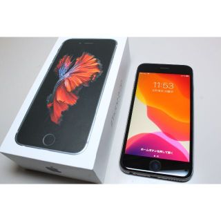 アイフォーン(iPhone)の【SIMロック解除済】iPhone6s/64GB〈MKQN2J/A〉A1688⑥(スマートフォン本体)