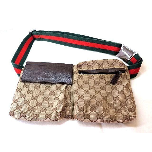 グッチ GUCCI 28566 ボディバッグ ショルダー ウエストポーチ かばん