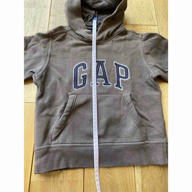 GAP Kids(ギャップキッズ)の【サイズ120】Gap kids 茶色　パーカー キッズ/ベビー/マタニティのキッズ服男の子用(90cm~)(ジャケット/上着)の商品写真