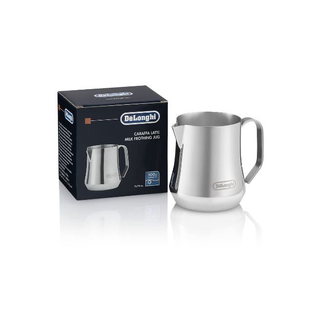 【特価セール】デロンギDeLonghi ステンレス製ミルクジャグ500ml DL