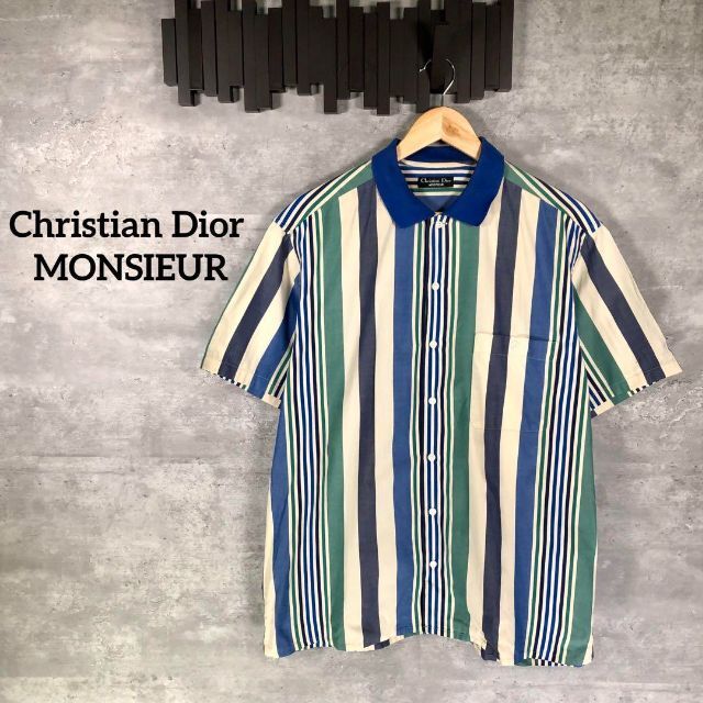 『Christian Dior』クリスチャンディオール (L) 半袖シャツ