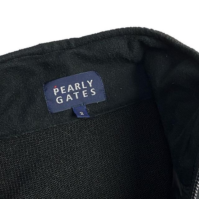 PEARLY GATES パーリーゲイツ 中綿切替ニットジャケット ブラック 2