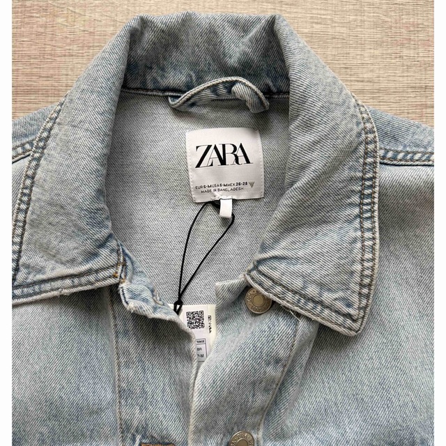 ZARA(ザラ)のマギー様専用　ZARA オーバーサイズデニムジャケット レディースのジャケット/アウター(Gジャン/デニムジャケット)の商品写真