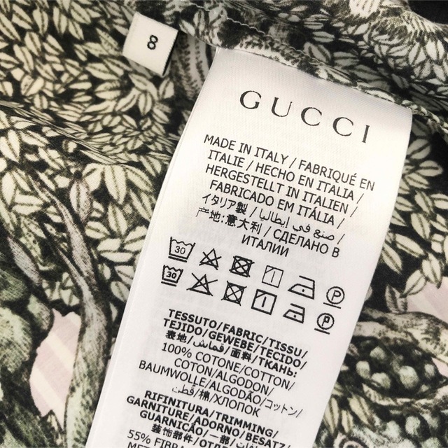 Gucci(グッチ)のグッチチルドレン 新品ワンピース 8 キッズ/ベビー/マタニティのキッズ服女の子用(90cm~)(ワンピース)の商品写真