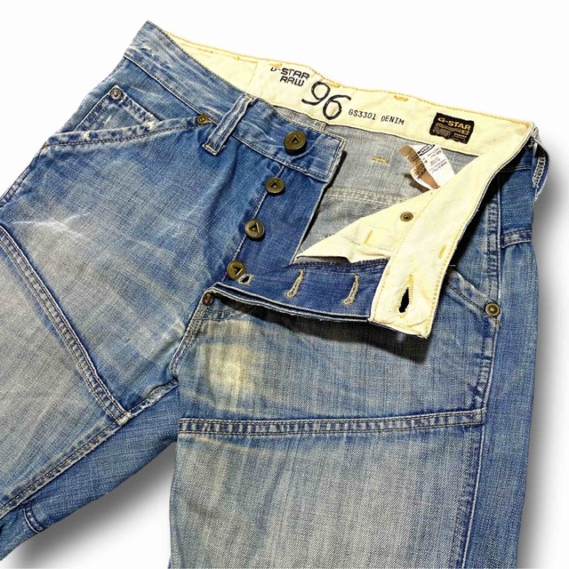 G-STAR RAW - イタリア製 G-STAR RAW ジースターロゥ バイカー デニム