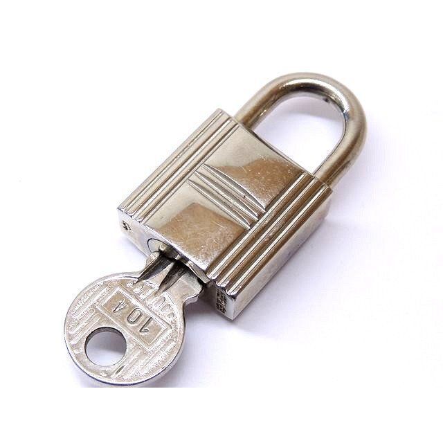 Hermes - エルメス □ 104番 鍵付き シルバーカラー カデナ 南京錠