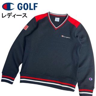 チャンピオン(Champion)のチャンピオンゴルフ スウェットトレーナー ネイビー MEDIUM(ウエア)