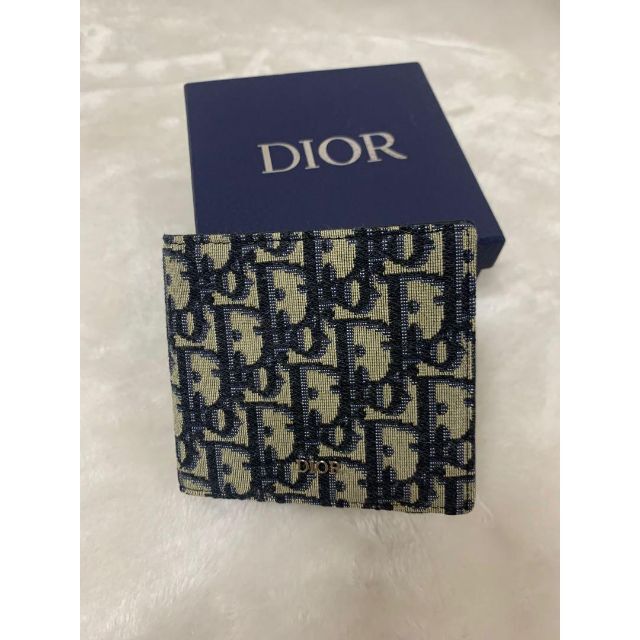 DIOR オブリーク ジャカード二つ折り財布 3