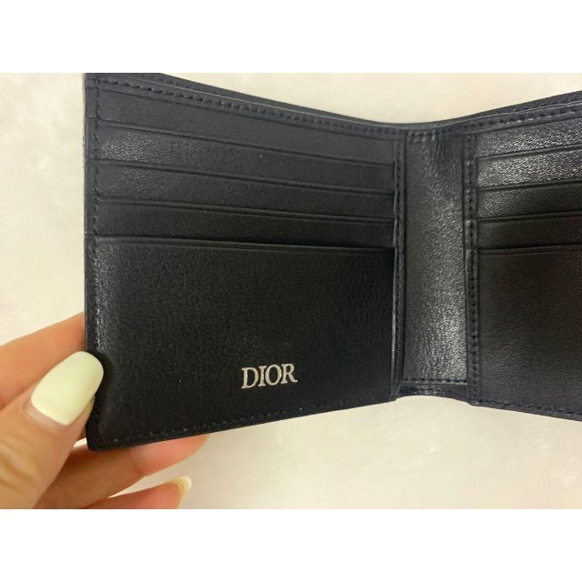 DIOR オブリーク ジャカード二つ折り財布 5