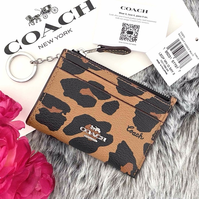 コーチ COACH ☆ レザー コインケース 小銭入れ ブラウン