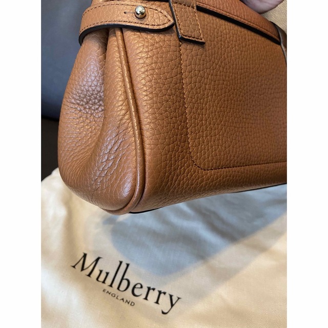 Mulberry(マルベリー)の定価159,500円　Mulberry ミニアレクサ チェスナット 美品 レディースのバッグ(ショルダーバッグ)の商品写真