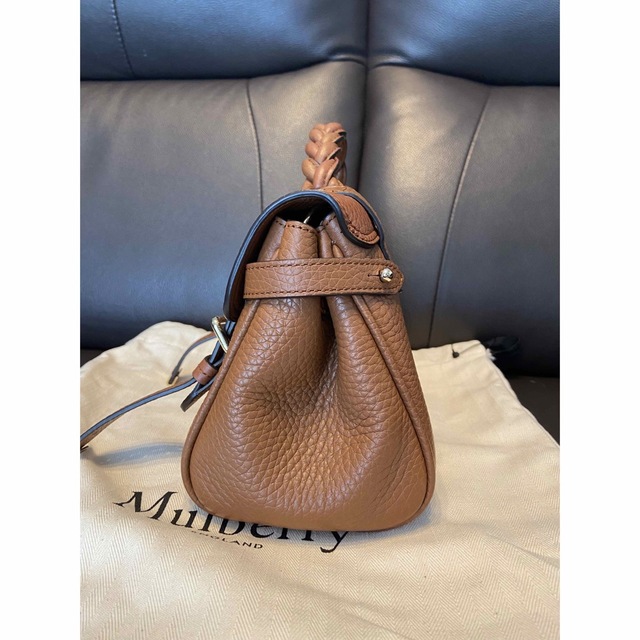 Mulberry(マルベリー)の定価159,500円　Mulberry ミニアレクサ チェスナット 美品 レディースのバッグ(ショルダーバッグ)の商品写真