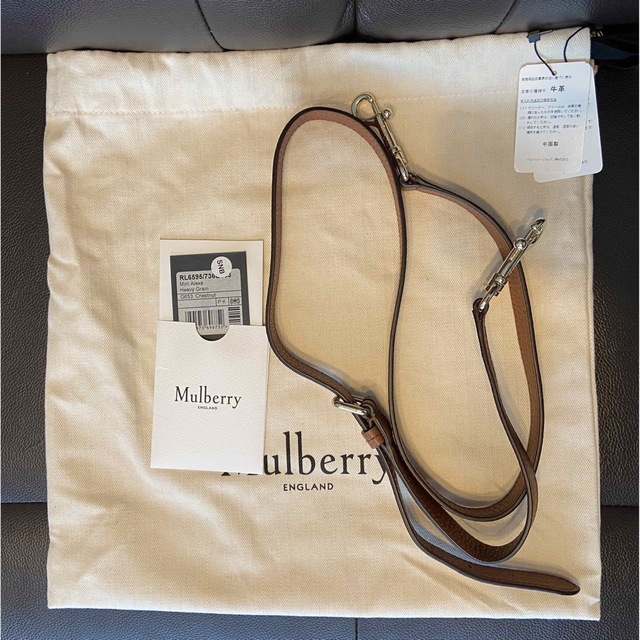 Mulberry(マルベリー)の定価159,500円　Mulberry ミニアレクサ チェスナット 美品 レディースのバッグ(ショルダーバッグ)の商品写真