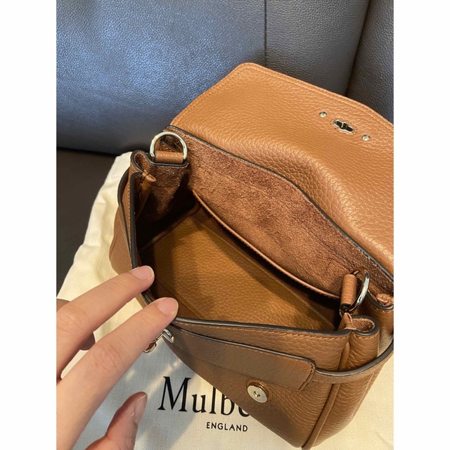 Mulberry(マルベリー)の定価159,500円　Mulberry ミニアレクサ チェスナット 美品 レディースのバッグ(ショルダーバッグ)の商品写真