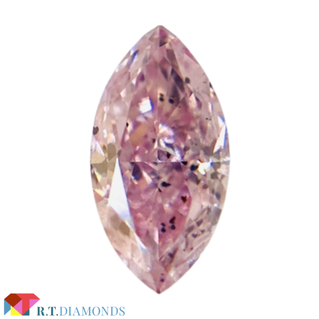 FANCY INTENSE PURPLISH PINK 0.19ct MQ