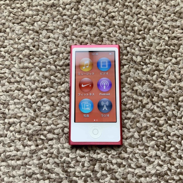 iPod(アイポッド)のiPod nano 第7世代 16GB Apple アップル アイポッド 本体 スマホ/家電/カメラのオーディオ機器(ポータブルプレーヤー)の商品写真