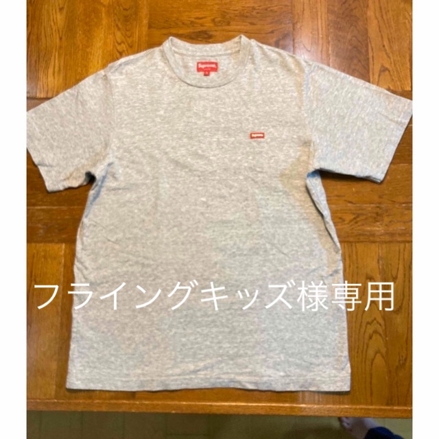 supremeシュプリームワンポイントTシャツ灰S