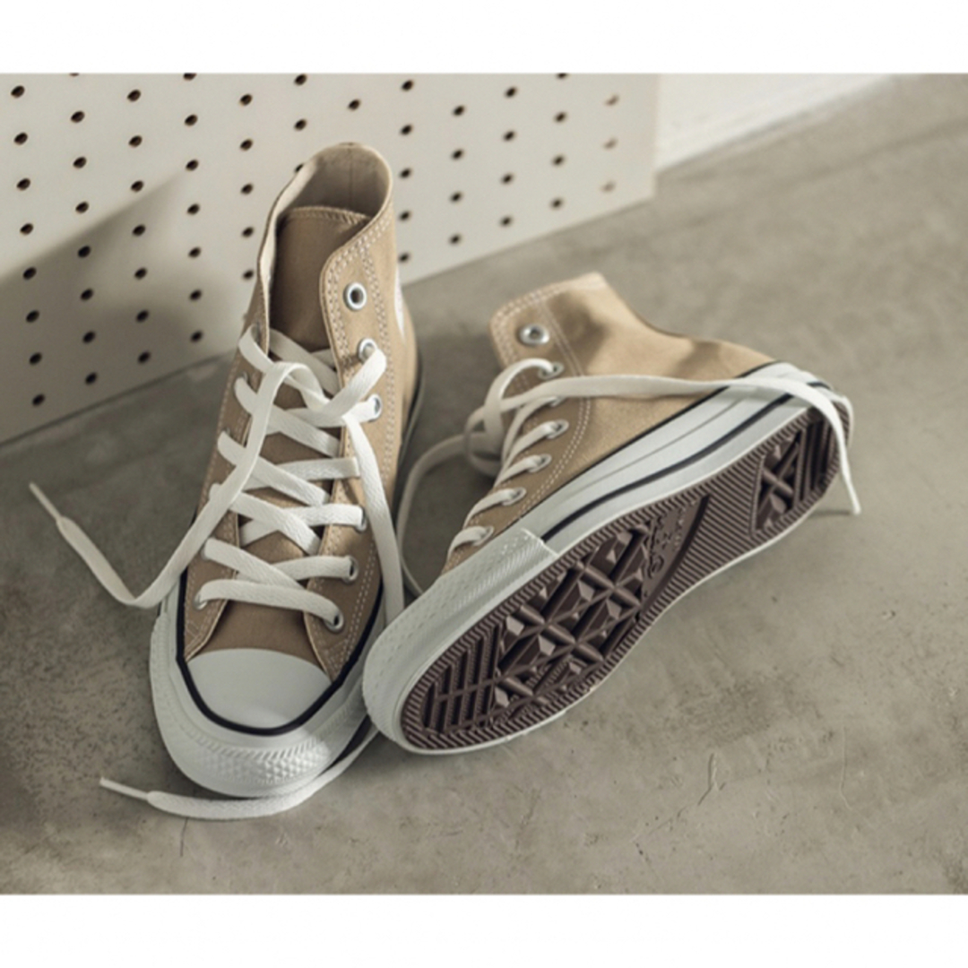 CONVERSE - 24.5cm コンバース ハイカット ベージュ 未使用の通販 by ...