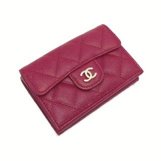 シャネル(CHANEL)の☆☆CHANEL シャネル クラシック スモールフラップ ウォレット AP0230 ローズピンク 布袋・ギャランティカード有(財布)