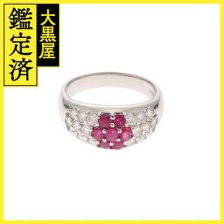 ノンブランドジュエリー　リング　PT900　ルビー　ダイヤモンド【430】(リング(指輪))
