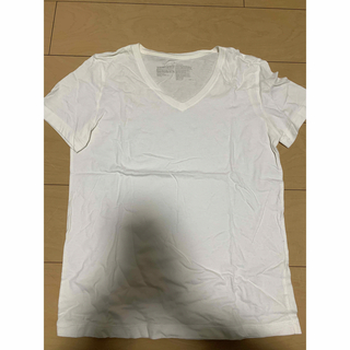 ムジルシリョウヒン(MUJI (無印良品))の無印良品 Tシャツ 無地 白　Ｌ(Tシャツ(半袖/袖なし))