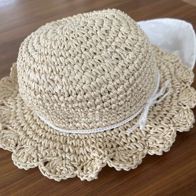 アカチャンホンポ(アカチャンホンポ)のmk様専用 ベビー 帽子 麦わら 44センチ キッズ/ベビー/マタニティのこども用ファッション小物(帽子)の商品写真
