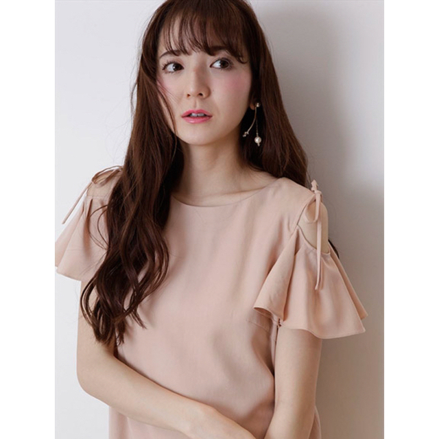 【新品.タグ付き】♡リランドチュール♡オフショルワンピース♡ピンク♡