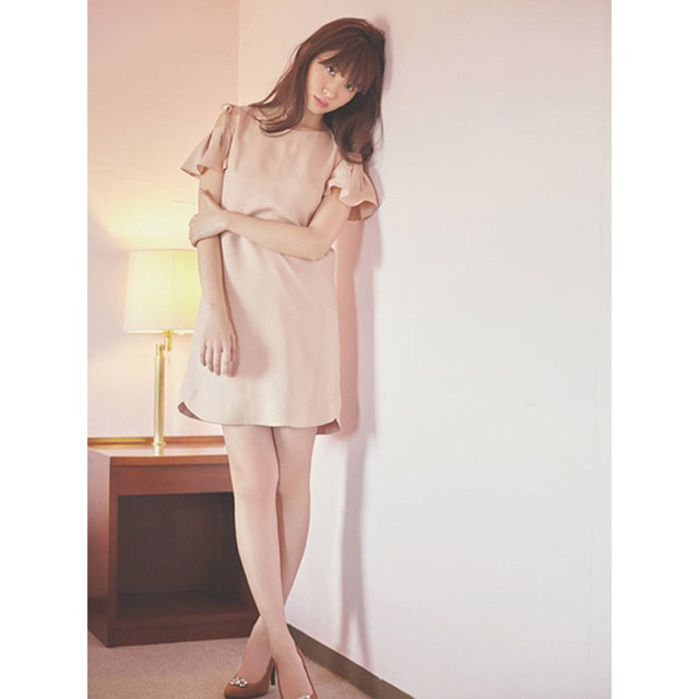 【新品.タグ付き】♡リランドチュール♡オフショルワンピース♡ピンク♡