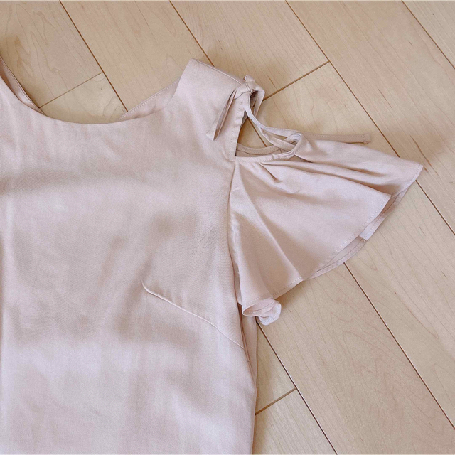 【新品.タグ付き】♡リランドチュール♡オフショルワンピース♡ピンク♡