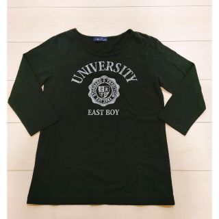 イーストボーイ(EASTBOY)のEASTBOY　黒　長袖 Ｔシャツ　９号　レディース(シャツ/ブラウス(長袖/七分))