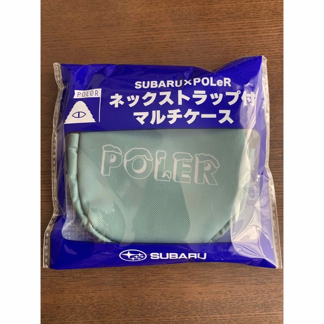 スバル(スバル)の⚠️2個セット⚠️ SUBARU×POLeR ネックストラップ付マルチケース エンタメ/ホビーのコレクション(ノベルティグッズ)の商品写真