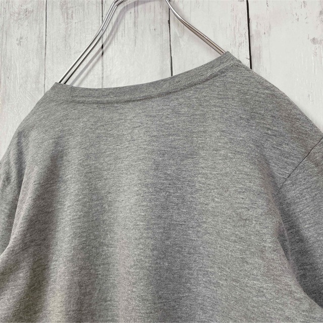 NIKE(ナイキ)のNIKE ナイキ 半袖tシャツ スウッシュ 大きいサイズ グレー 灰色 海外古着 レディースのトップス(Tシャツ(半袖/袖なし))の商品写真