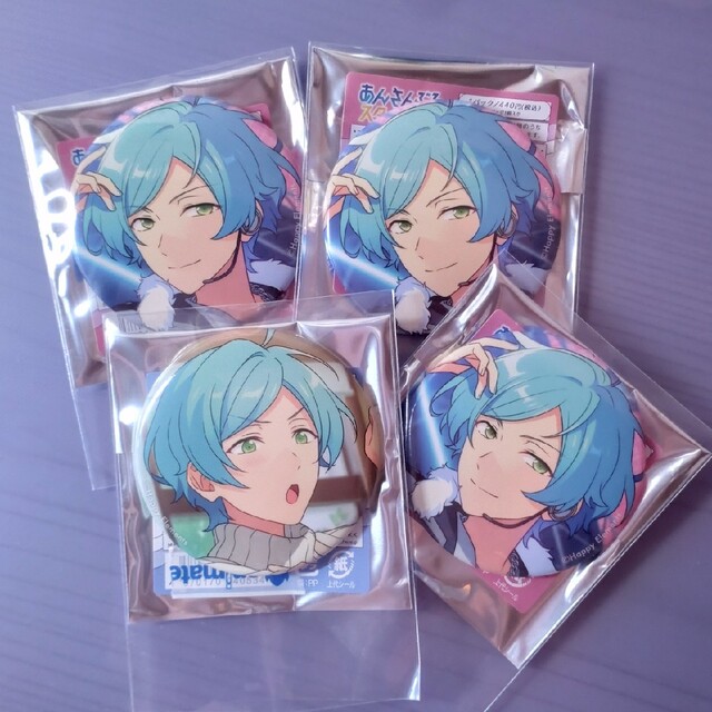 あんスタ フィーチャースカウト2缶バッジ 深海奏汰の通販 by しげ