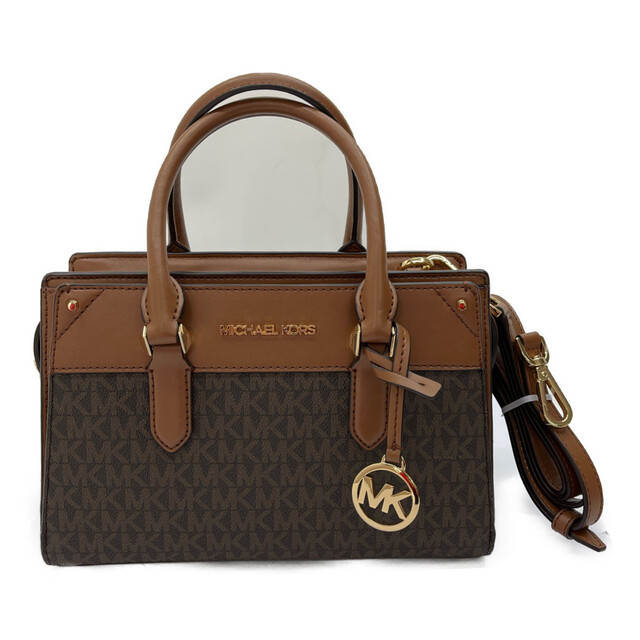 ◆◆MICHAEL KORS マイケルコース 2WAYバッグ　ハンドバッグ　ストラップ付 ブラウン