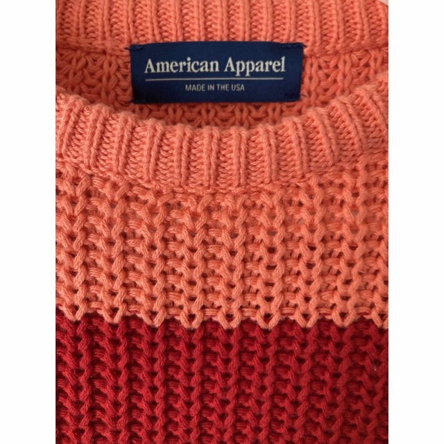 American Apparel(アメリカンアパレル)の【未使用】タグ付き!アメリカンアパレル コットンニット レディースのトップス(ニット/セーター)の商品写真