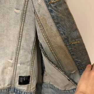 AMIRI パームツリー Gジャン ダメージ デニムジャケットLの通販 by