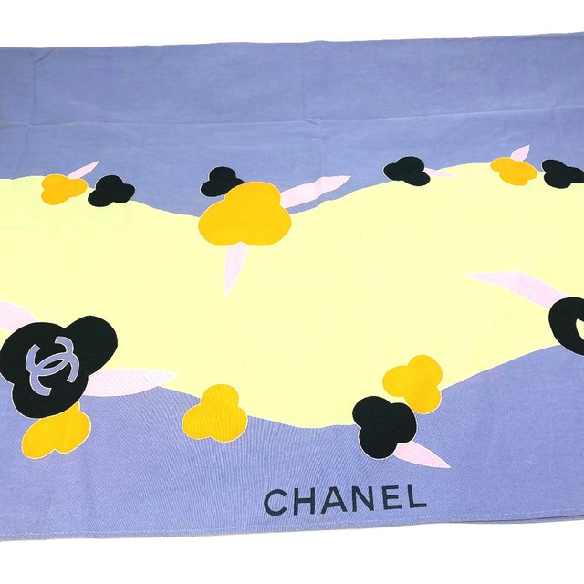 シャネル CHANEL インテリア カメリア クロス 雑貨 コットン マルチカラー