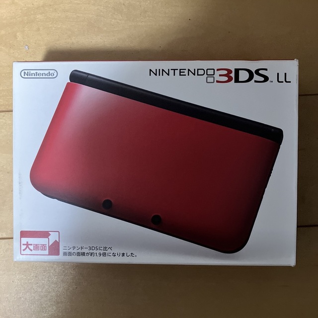 ニンテンドー3DSLL ブラックレッド