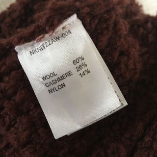 NKNIT ンニット cashmere mix fluffy KNIT ニットの通販 by 25日まで